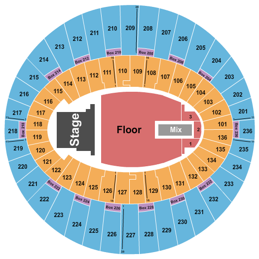 The Kia Forum Almost Acoustic Christmas Seating Chart